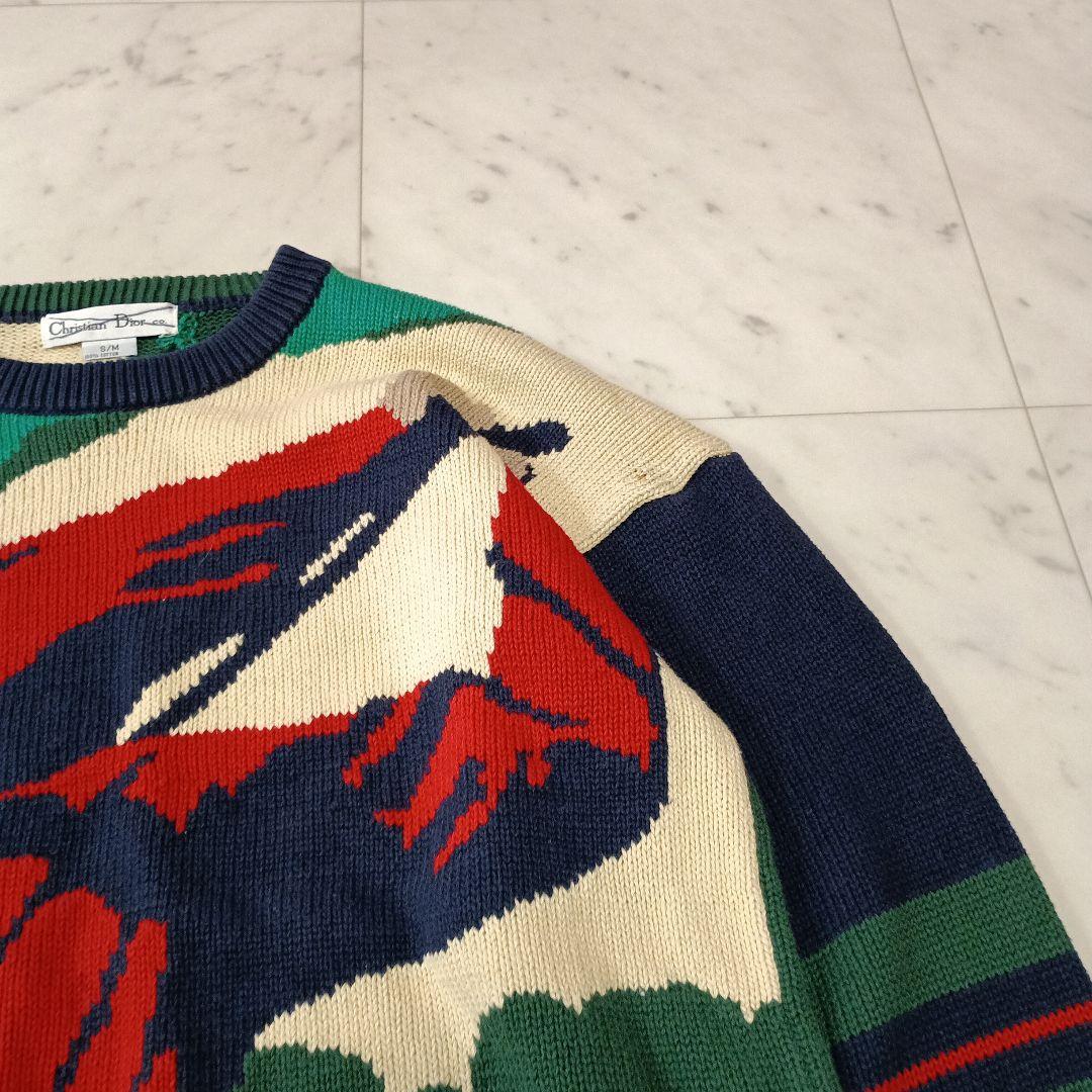 Christian Dior クリスチャンディオール コットンニット S/M