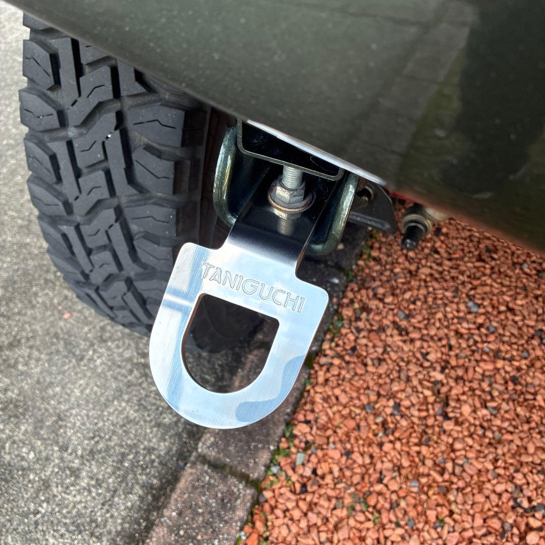TANIGUCHI製 ジムニーJB23用 リア牽引フック ステンレス製2個セット