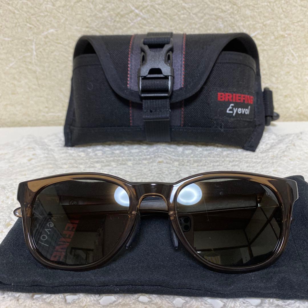 BRIEFING EYevol Eyewear ブラウン ブラック サングラス