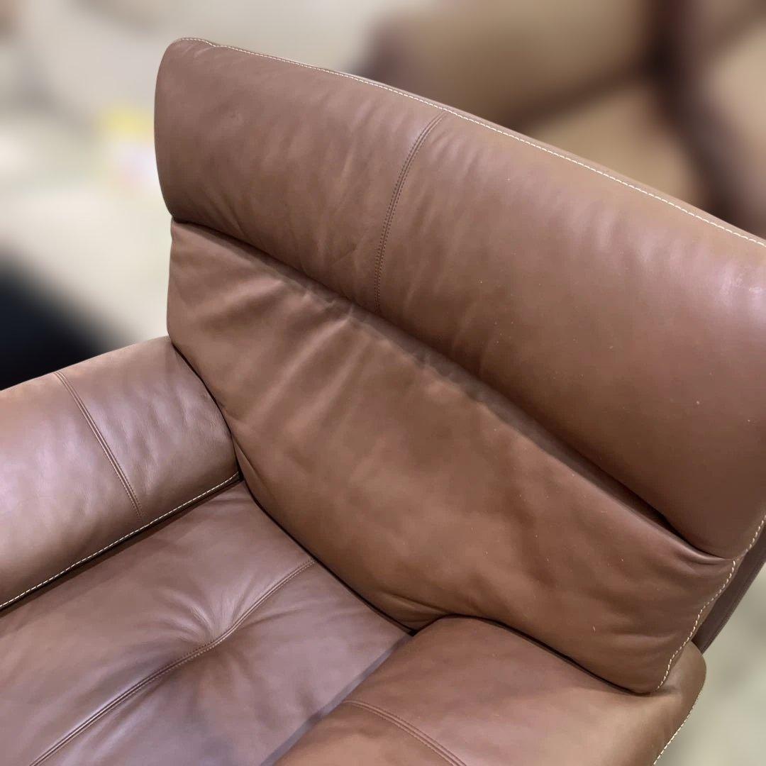 【karimoku】◆1Pソファ◇ブラウン◆程度良好◇