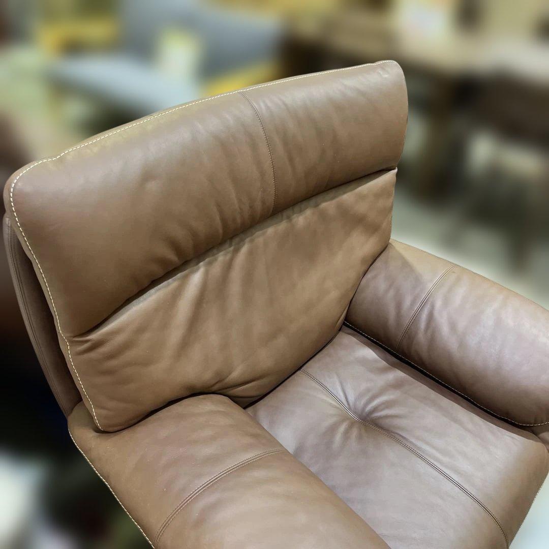 【karimoku】◆1Pソファ◇ブラウン◆程度良好◇