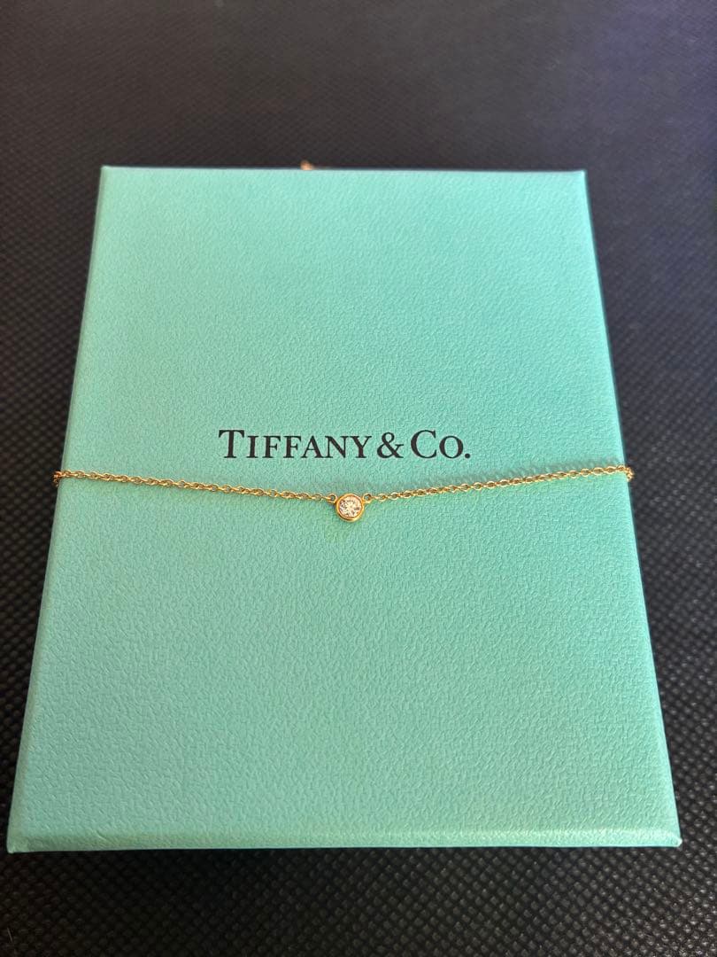Tiffany&Co.ダイヤモンド ネックレスバイザヤード K18YG