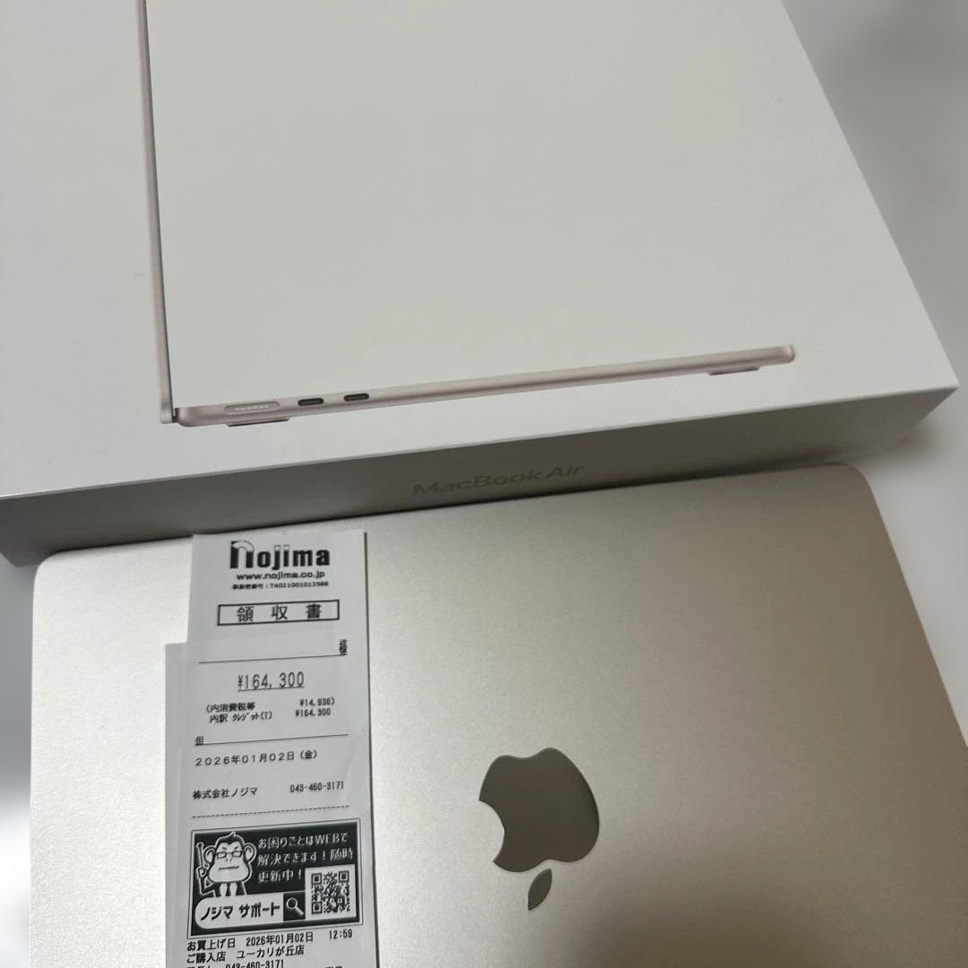 MacBook本体 MacBook Air M4 16GB