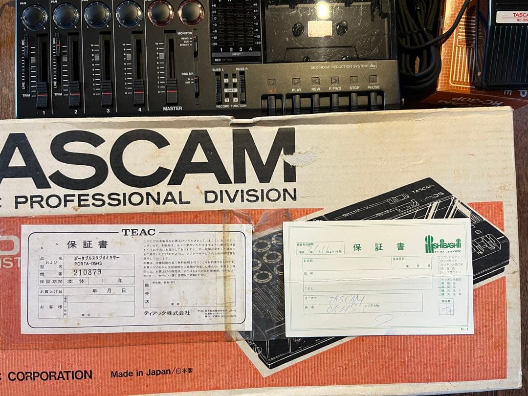 TASCAM PORTA 05 HS 【通電確認のみジャンク扱い】