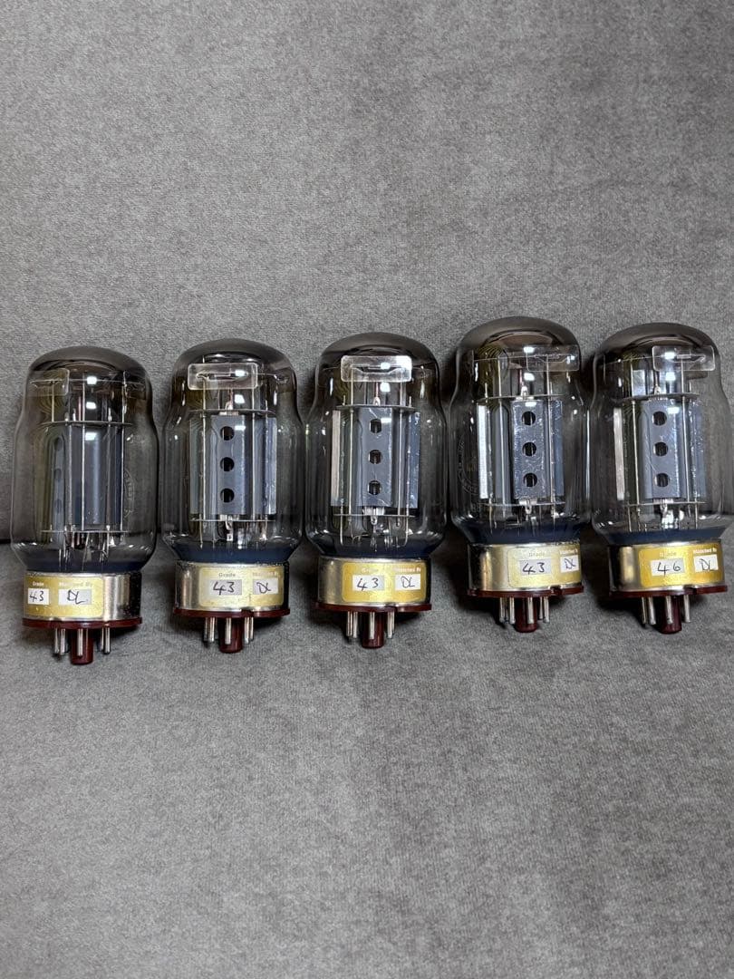 ★値下げKT88 TE(トレースエリオット)製 5本セット★