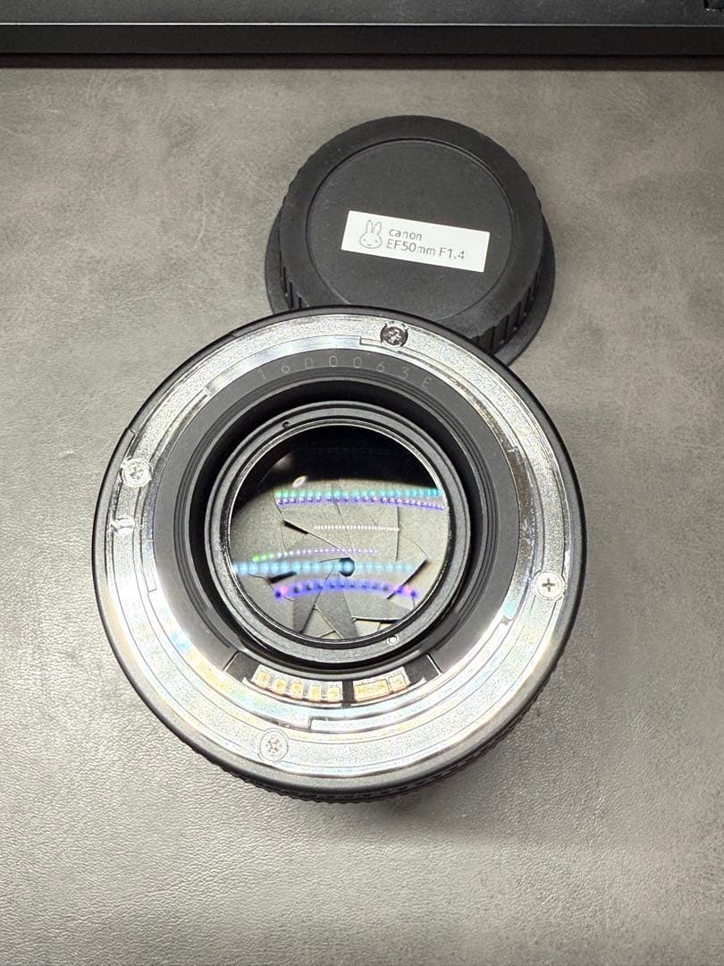 Canon EF 50mm f/1.4 USM フード、フィルター付