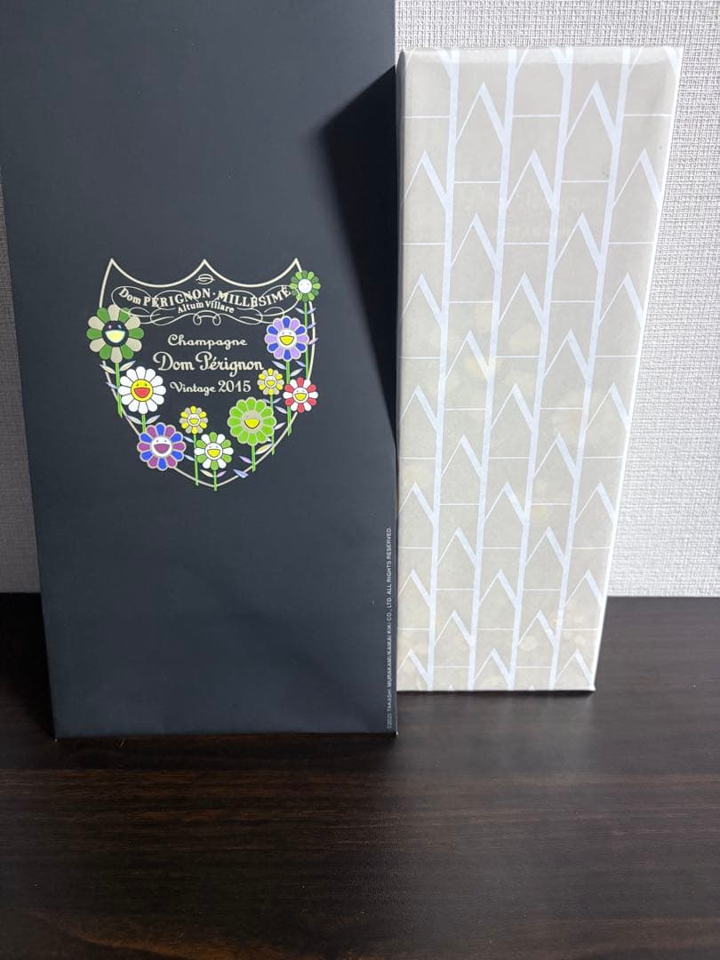 r*1様 新品未開封ドンペリ×村上隆ヴィンテージ 2015限定ギフト箱・バッグ付