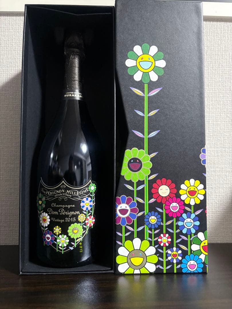 r*1様 新品未開封ドンペリ×村上隆ヴィンテージ 2015限定ギフト箱・バッグ付