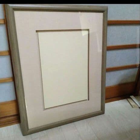 書道 展覧会用額縁 浮かし額縁 半懐紙版