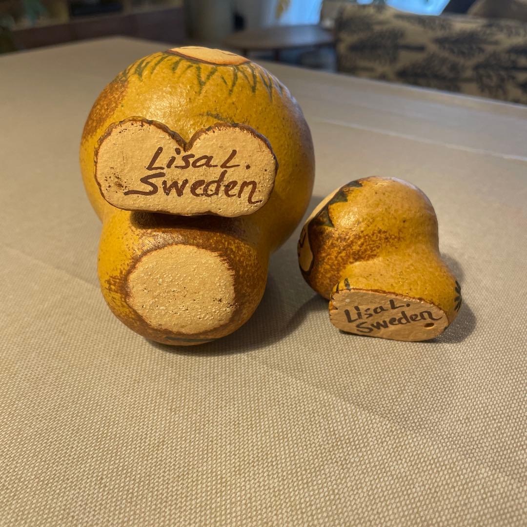 美品　リサ・ラーソン【ライオン】セミミディアム・ミニセット