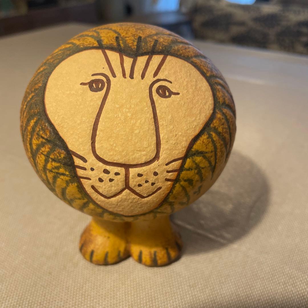 美品　リサ・ラーソン【ライオン】セミミディアム・ミニセット