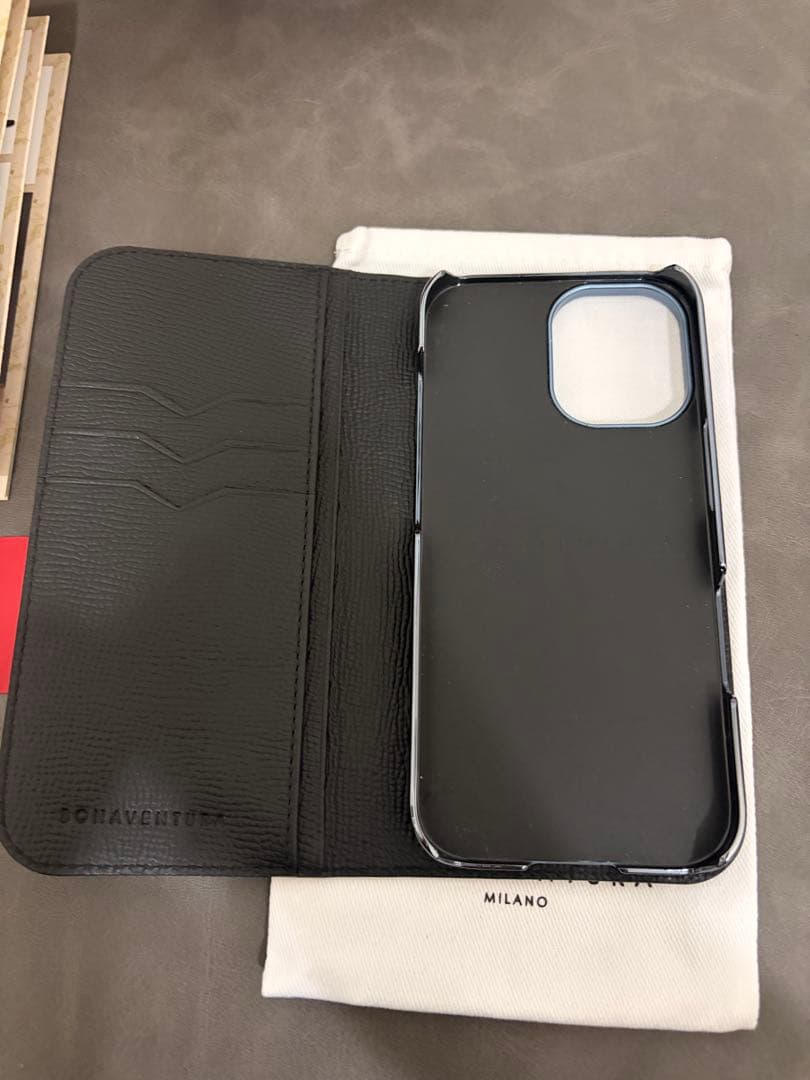 定価2.2万 完売品ボナベンチュラ iPhone17 手帳ケース付属品完備 美品