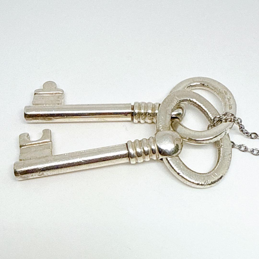 【社外チェーン】TIFFANY&Co. オーバル キー ネックレス 925