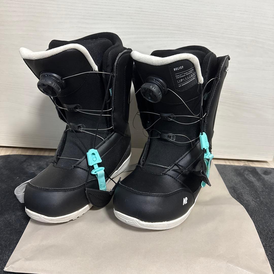 一回のみ着用！K2 BELIEF スノーボードブーツ 24.5センチ