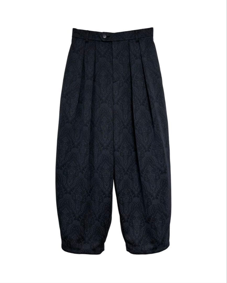 【美品】2024AW ＆ellecy ダマスクパンツ　 ⭐︎男性の方にも！