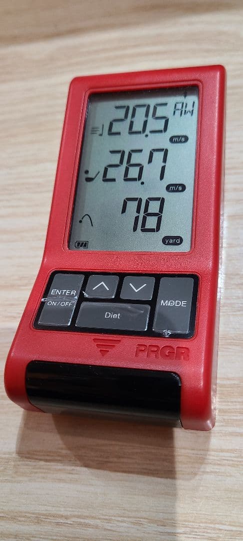 PRGR デジタルゴルフ距離計 赤