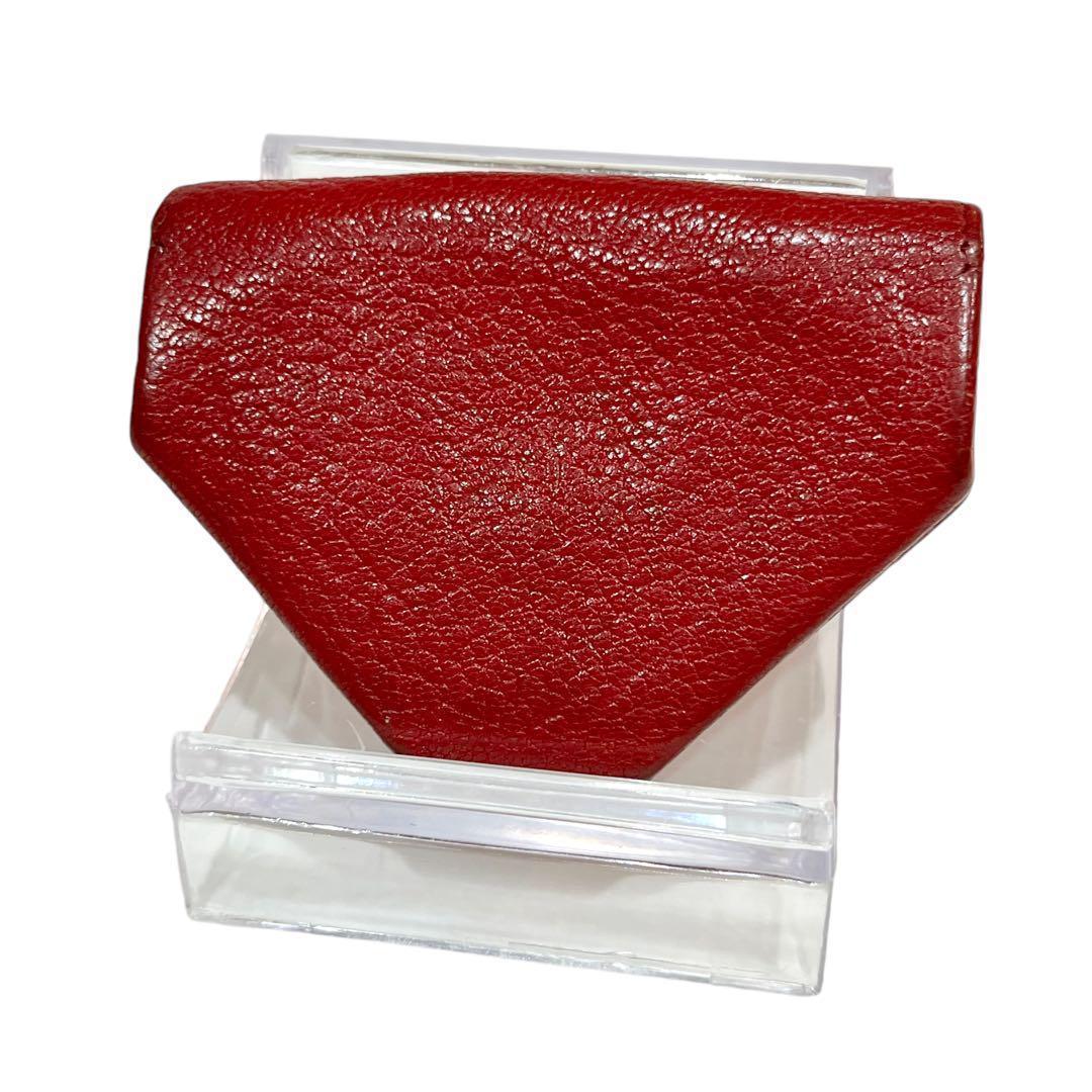 人気　エルメス　ヴェルソルヴァンキャトル　レッド　赤　レザー　ケース