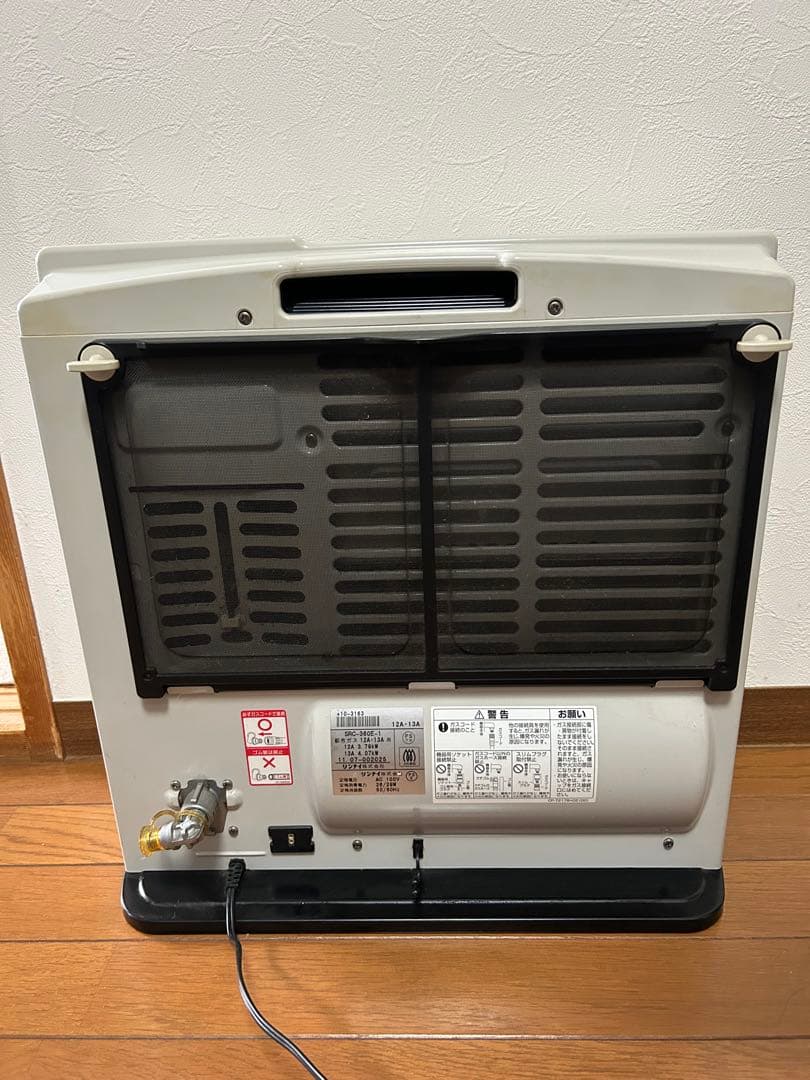 Rinnai ガスファンヒーター 13A ガスホース付き