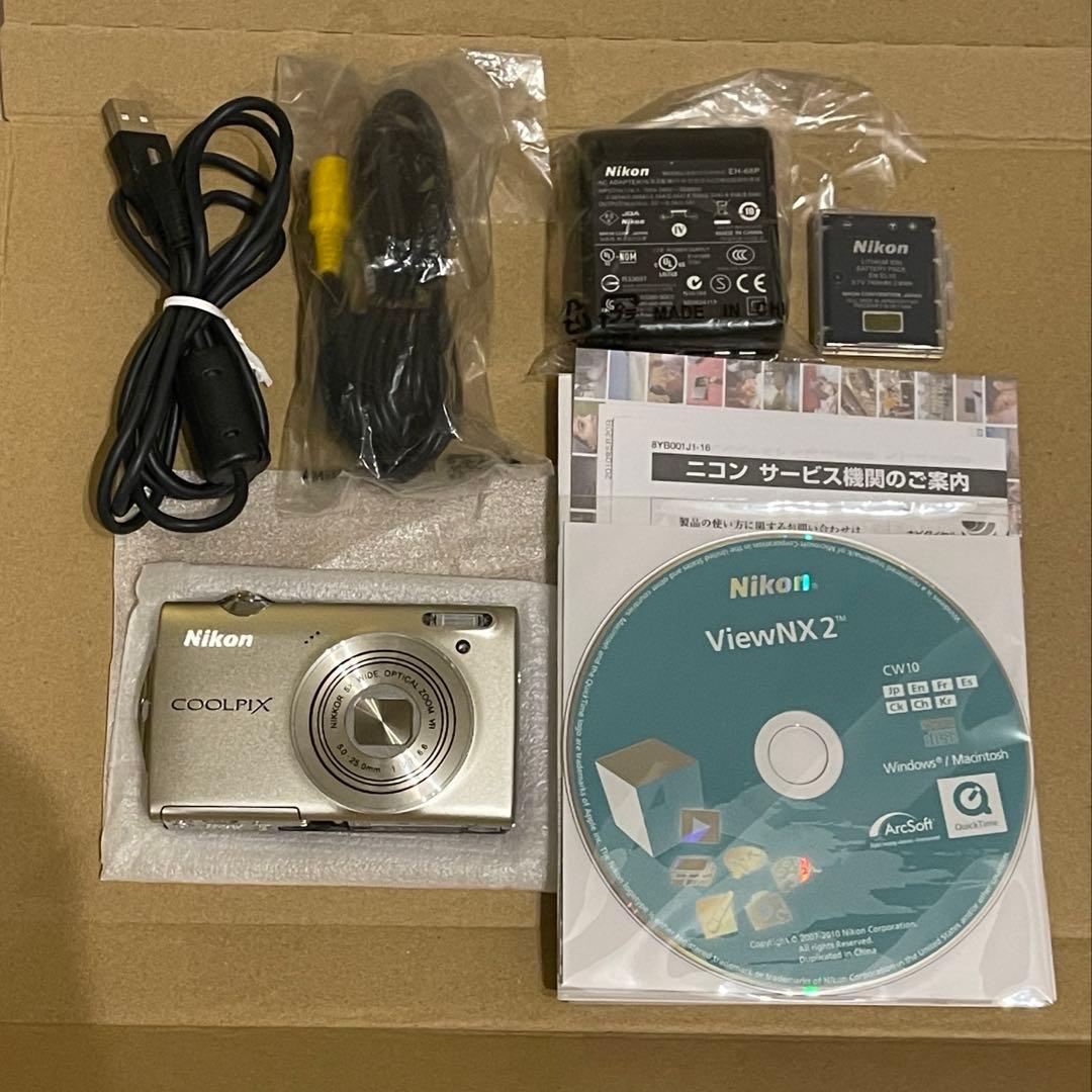 Nikon デジタルカメラ COOLPIX S5100【箱・付属付き】