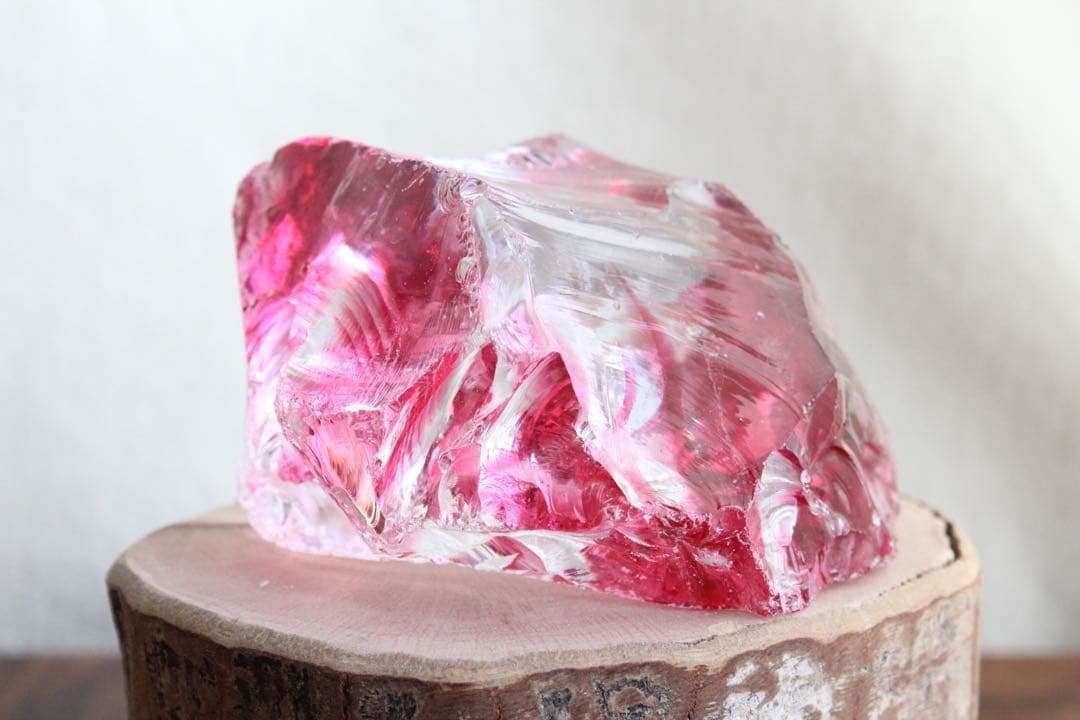 インドネシア産アンダラクリスタル　マルチカラー（ピンク・クリア）