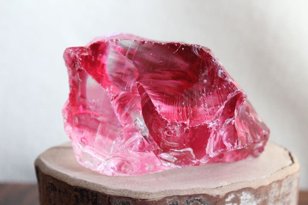 インドネシア産アンダラクリスタル　マルチカラー（ピンク・クリア）