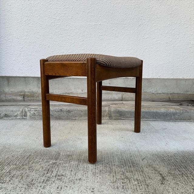 オールド日進木工｜ヴィンテージ｜オークフレーム｜スツール｜①｜