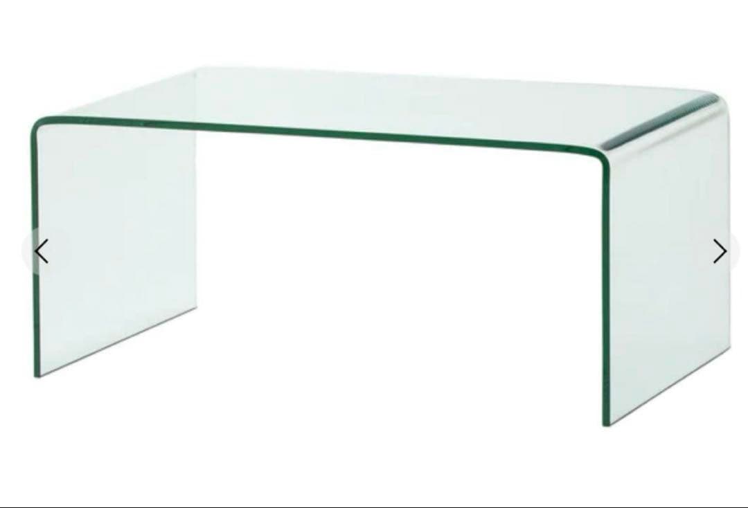 フランフラン　ガラステーブル　クリアテーブル　ローテーブル　Francfranc