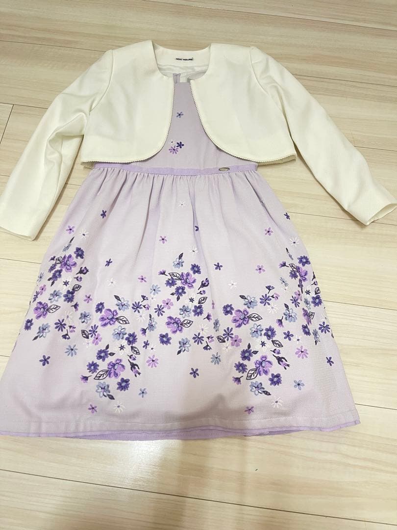 入学式 女の子 フォーマル ミキハウス &アナスイ　ドレスセット 120cm