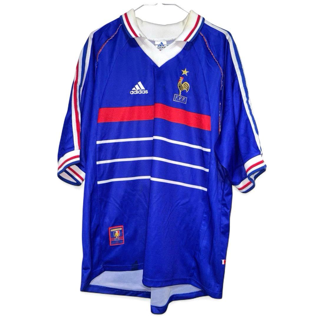 【希少】98年 UK製 adidas フランス ジダン ユニフォーム XL