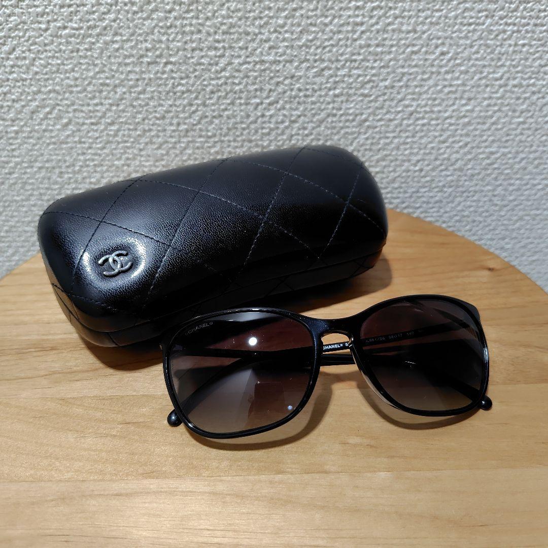 「12/28まで出品」CHANEL キャットアイサングラス　美品