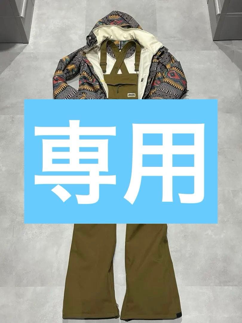 【専用】BURTON バートン ビブパン スノーボードウェア 上下セット S