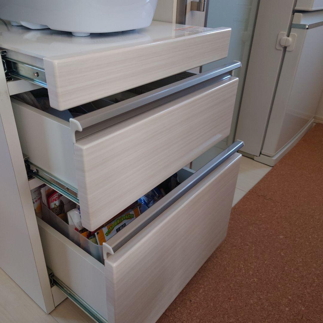 【サラ】キッチンカウンター・食器棚