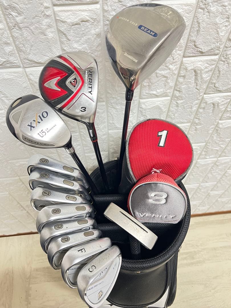 初心者おすすめ メンズ ゴルフクラブセット ブリヂストン キャディバッグ付