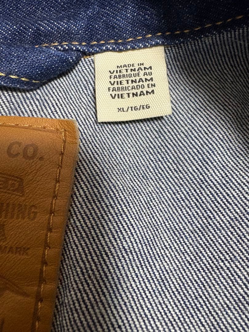 LEVI'S PREMIUM 1st 大戦モデル　デニムジャケット　XL 濃紺