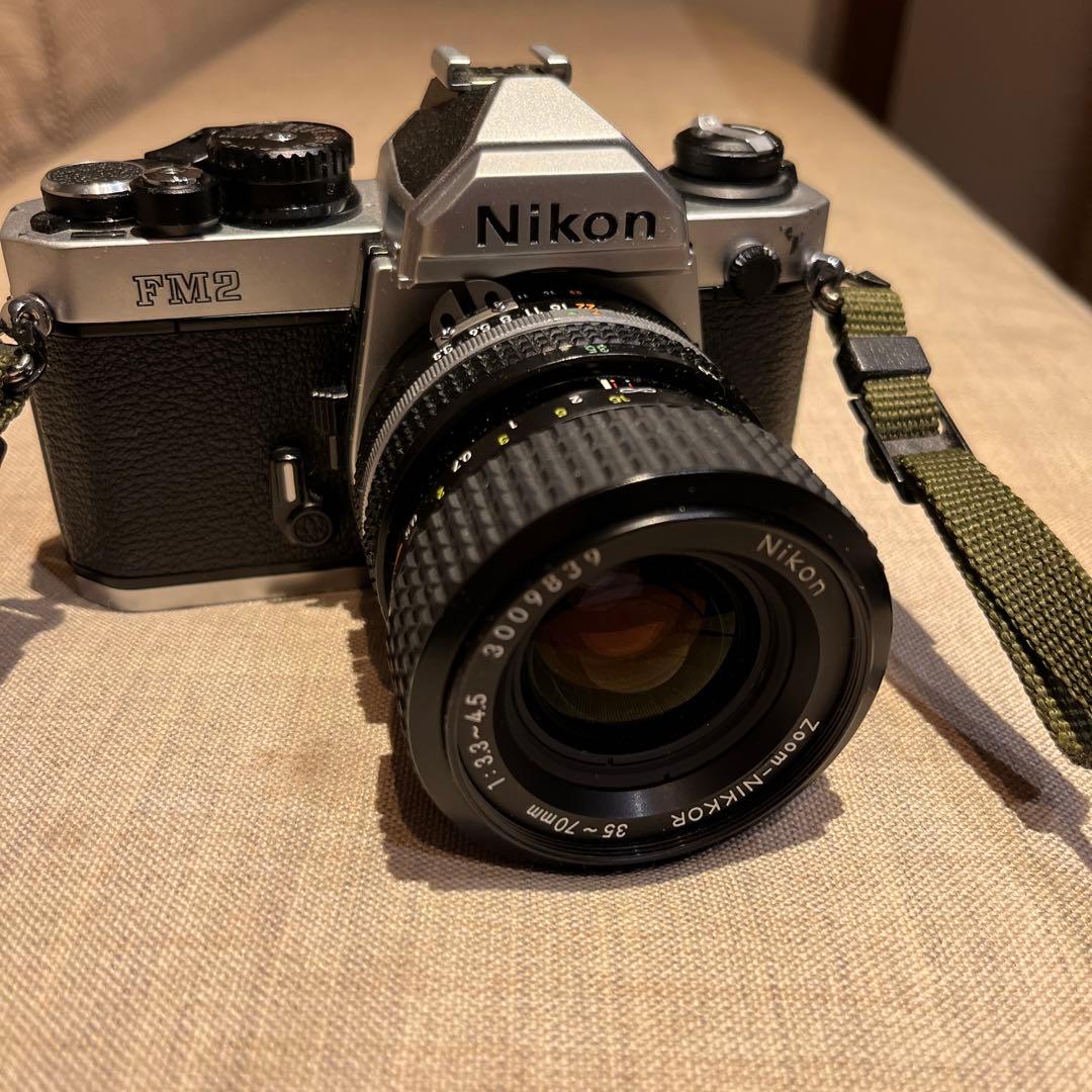 〈美品〉Nikon FM2 一眼レフカメラ Nikkorレンズ付き
