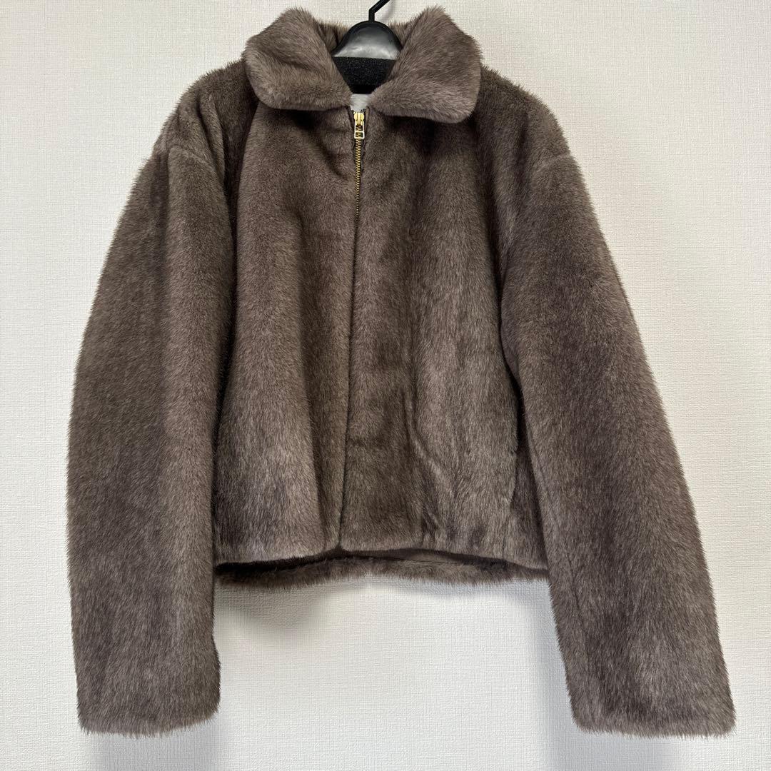 新品 未使用 Arpege story ミンク風ショートコート