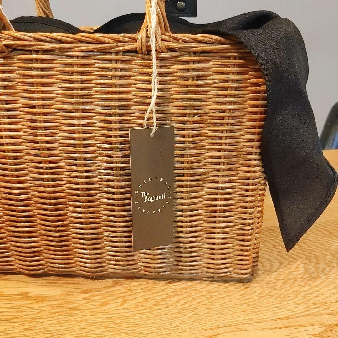 値下げ！新品 The Bagmati バグマティ ラタン スクエア かごバッグ
