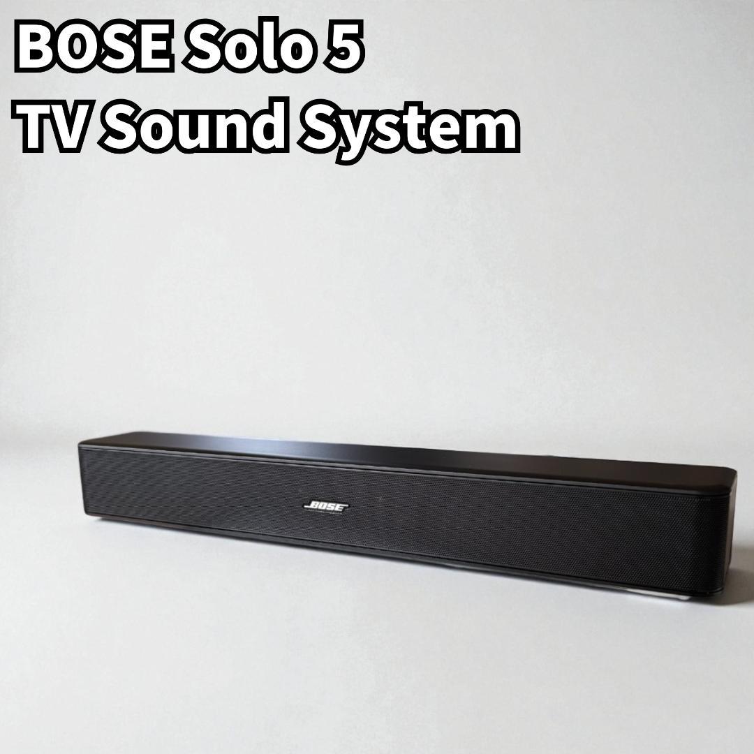 BOSE Solo 5 TV サウンドバー Bluetooth・リモコン付
