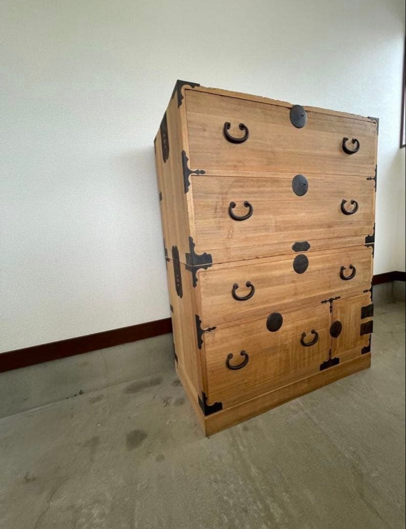 p*o様 時代筆 タンス引出収納 レトロ 金具家 具衣装箪笥和箪笥古家具収納棚