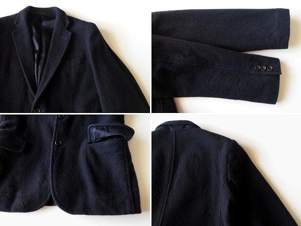 Yuki Yorisue　コムデギャルソンオム ウール縮絨ジャケット XS