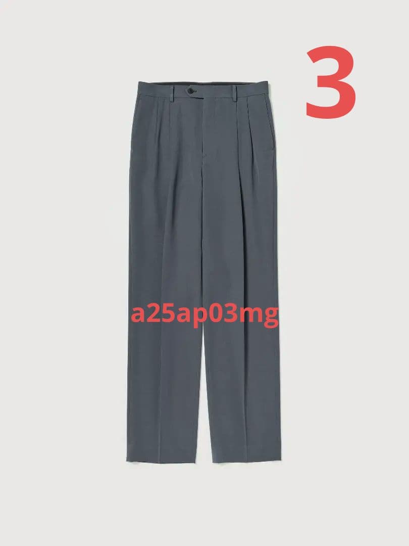 パンツ AURALEE LIGHT WOOL MAX SLACKS 25aw