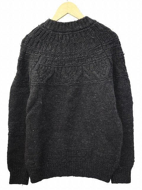 バトナー BATONER スプレッド アラン クルーネック ニット セーター