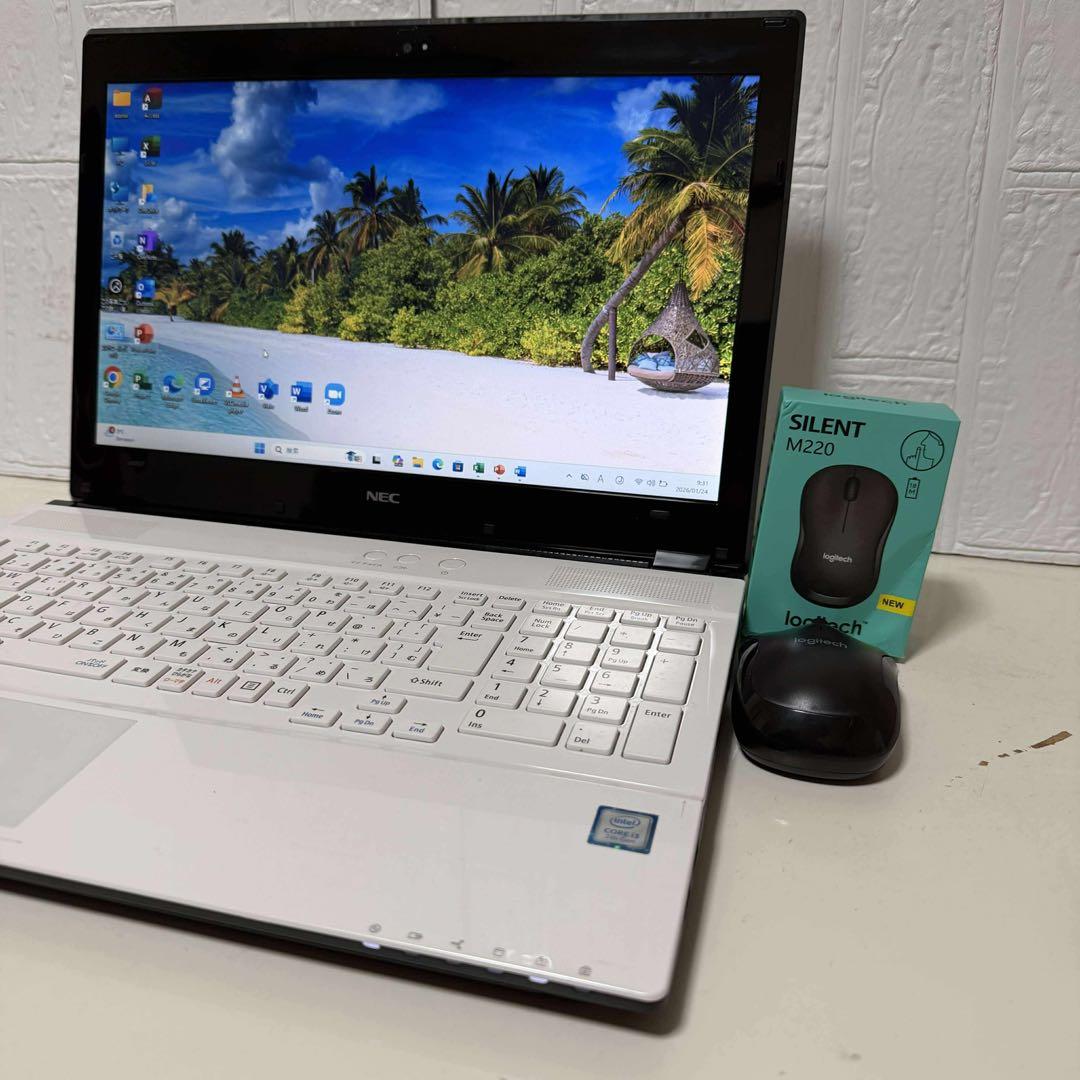 Windows11 オフィス付き　Core i3 Webカメラ　NECノートPC