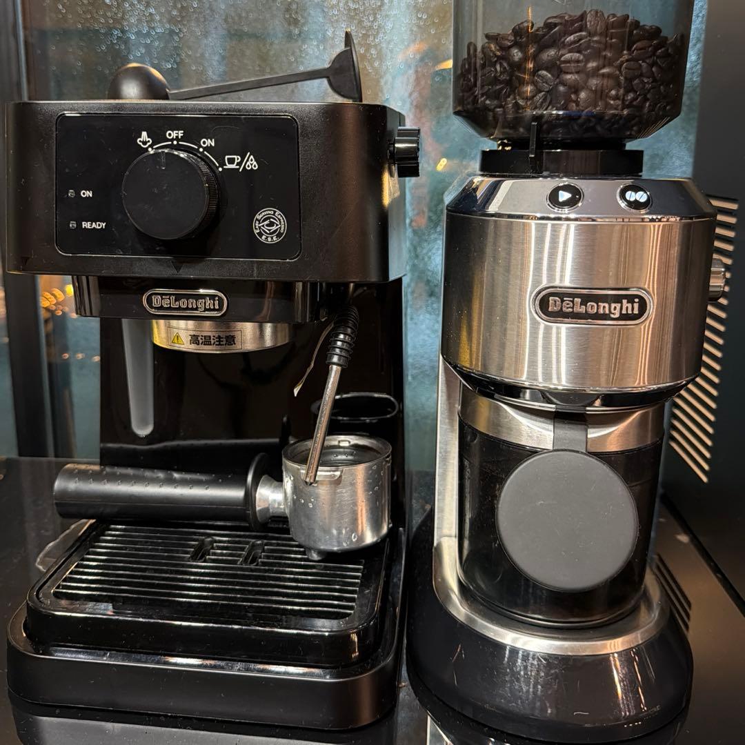 電動コーヒーミル付きコーヒーメーカーセット