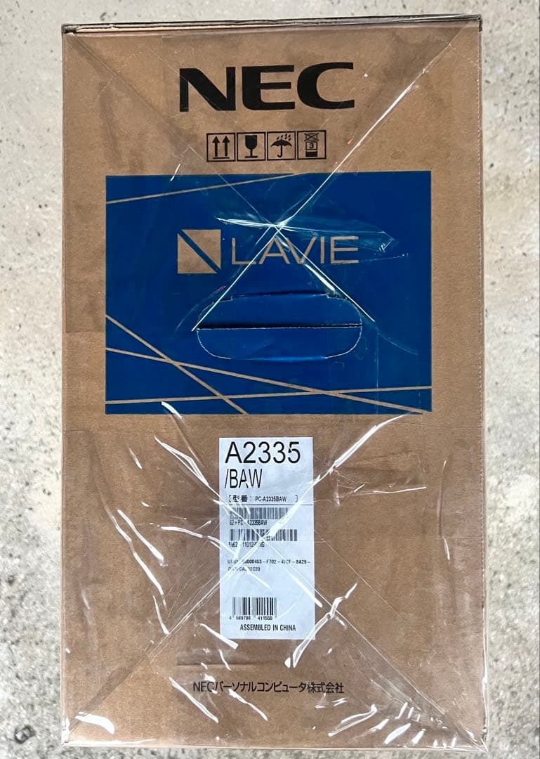 新品未使用品 NEC LAVIE A23シリーズ PC-A2335BAW