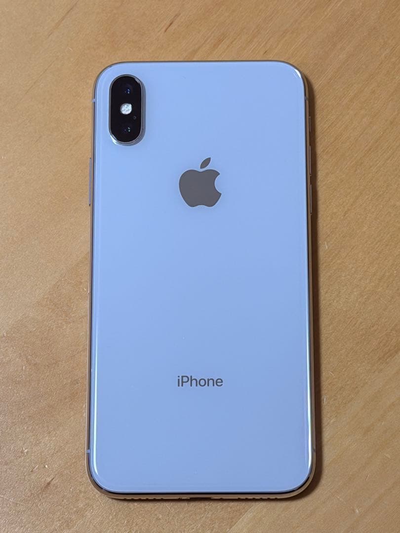 iPhone X シルバー 64GB バッテリー100% SIMフリー