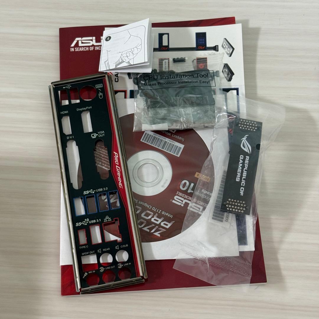 ASUS Z170 PRO GAMING マザーボード/6600K/16GB