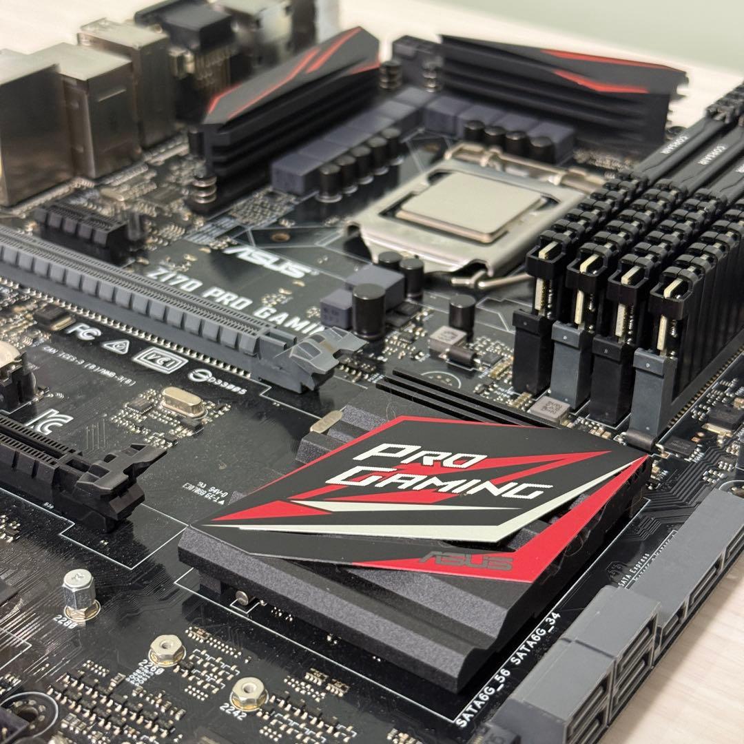 ASUS Z170 PRO GAMING マザーボード/6600K/16GB