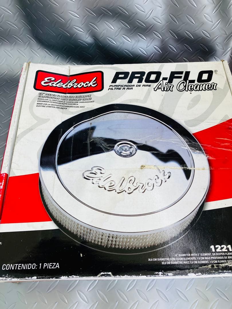 アメ車シボレー エーデルブロックエアークリーナ,バルブカバー,ブリーザーキャップ