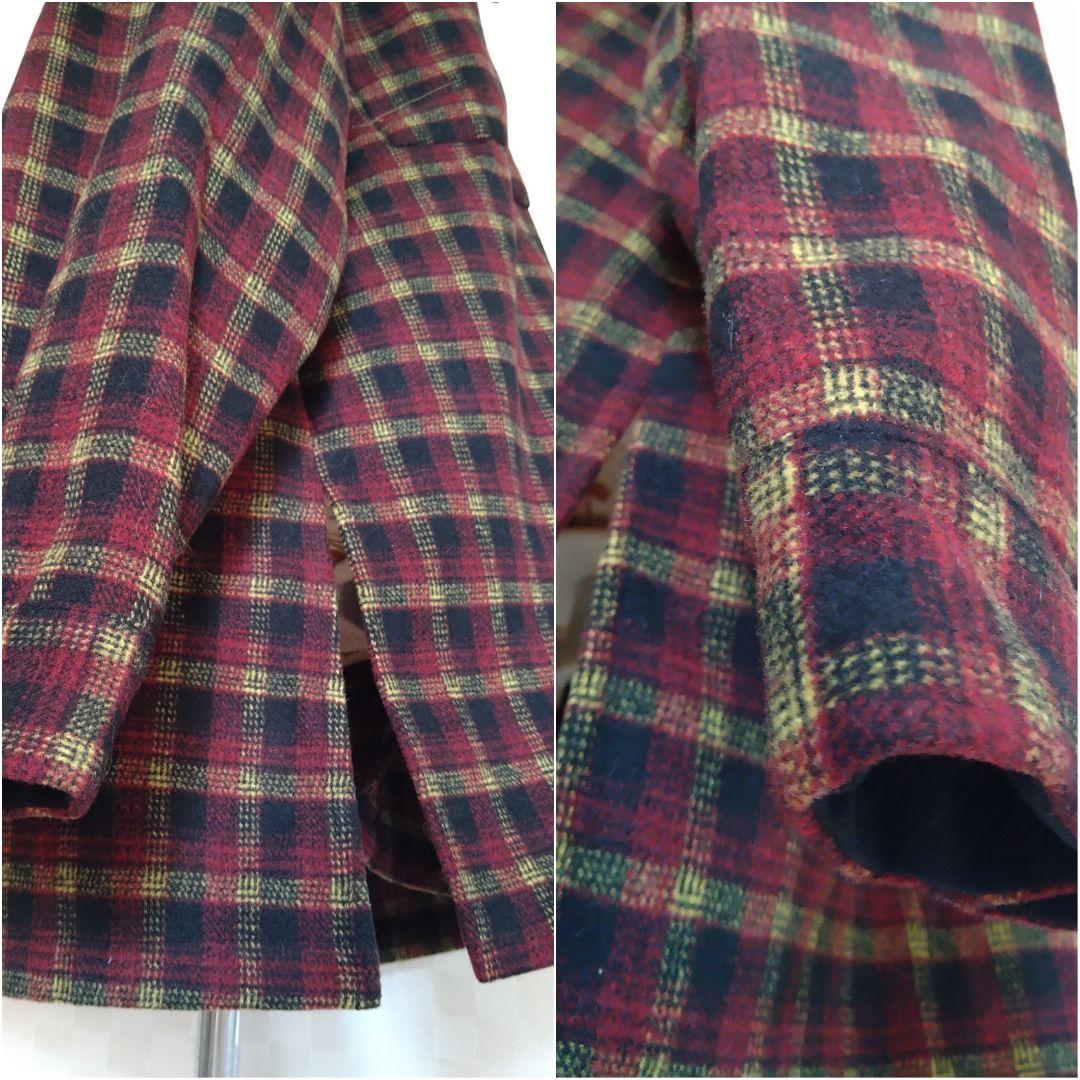 【新品タグ付】AMERI UND CHECK WOOL OVER SHIRT